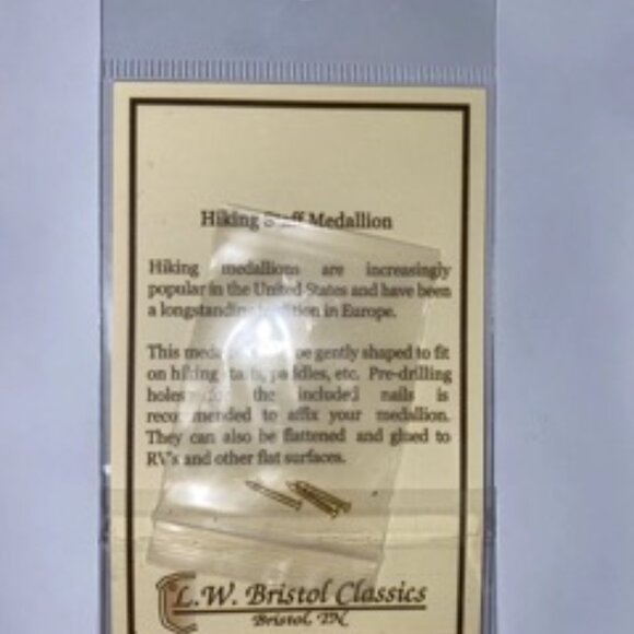 Lewis and Clark Expedition- Corps of Discovery - Hiking Stick Medallion - Picture 2 of 2